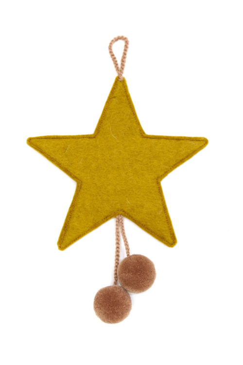 POMPOMS STAR HANGING