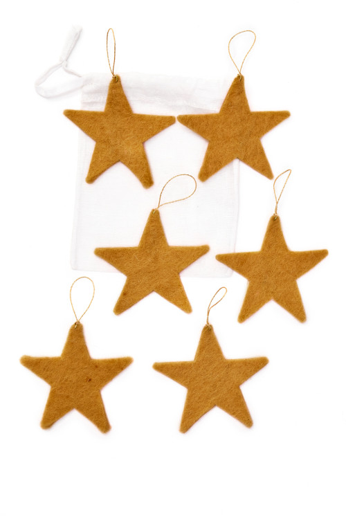 SET OF 6 HANGING STARS