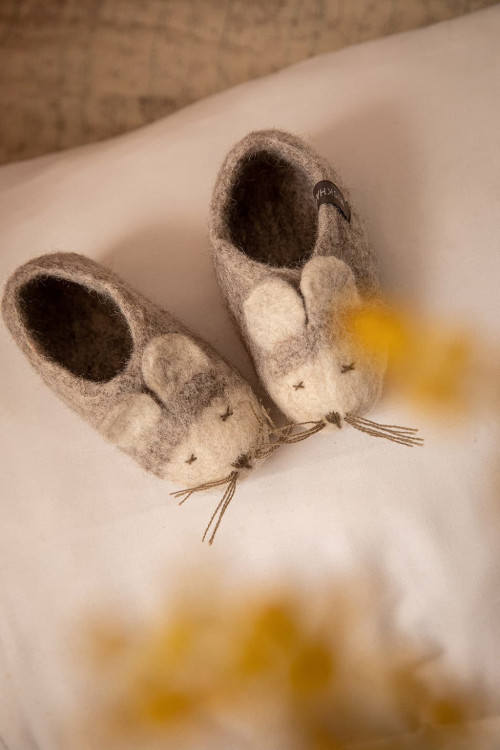 CHAUSSONS SOURIS