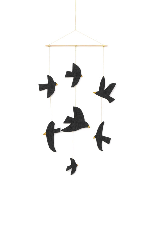 LITTLE BIRDY HANGING DECOR - BLACK EDITION