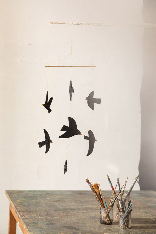 LITTLE BIRDY HANGING DECOR - BLACK EDITION