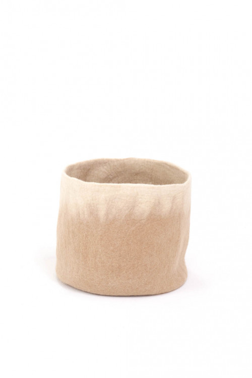 two-tone calabash M in felt color nude natural